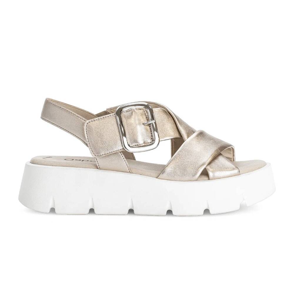 NEW GABOR women's gina 4.752 sandal in gold